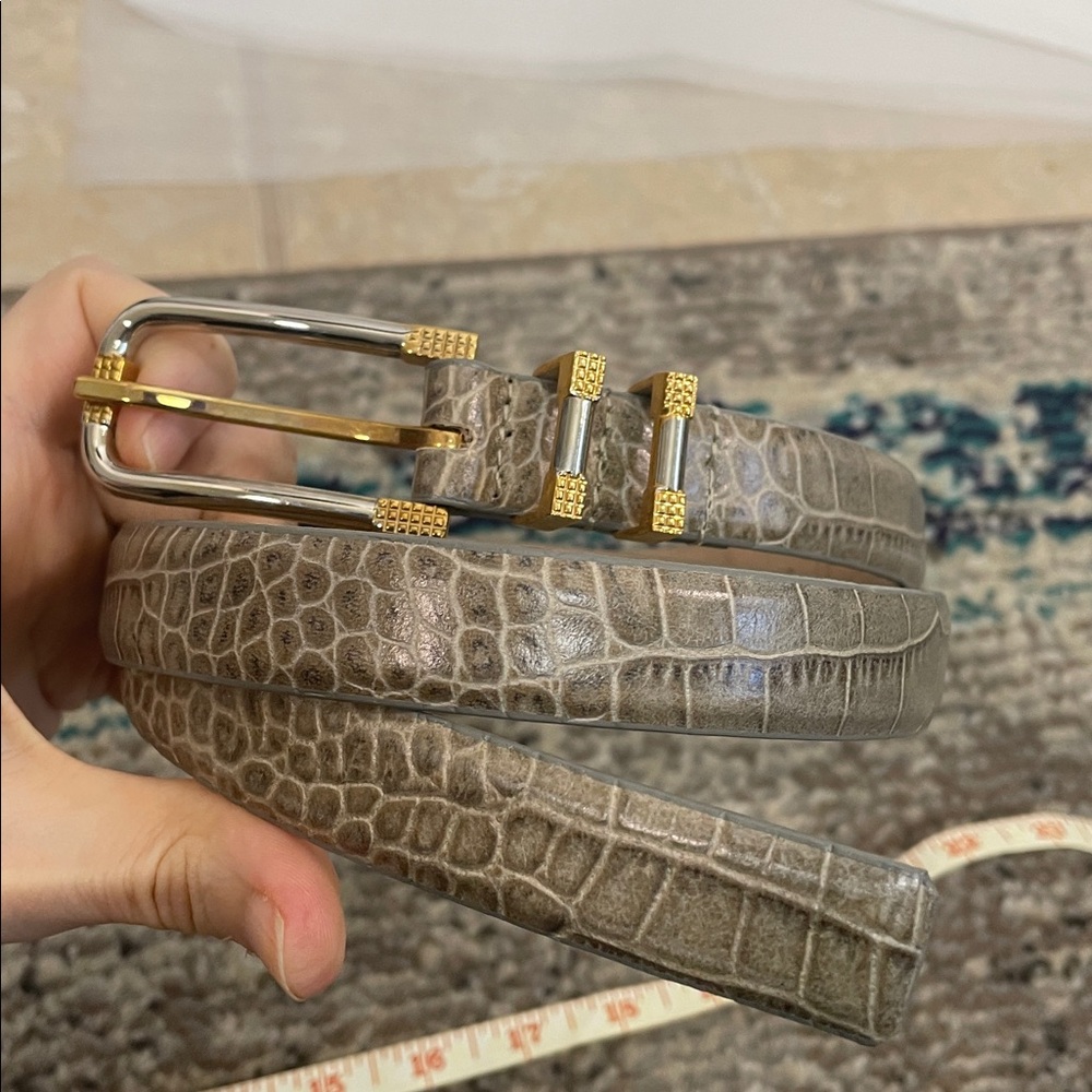 Carlisle leather genuine Gold and Silver belt Accessory new - Picture 14 of 15